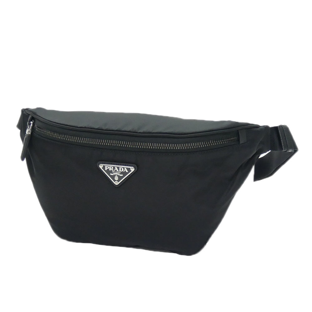 Prada Body Bag One Shoulder Belt Bag Nylon Black
